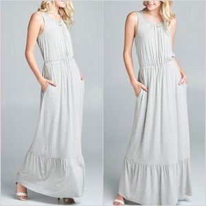Orange Creek Gray Maxi Dress